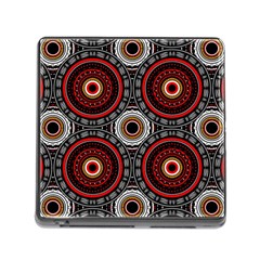 Tribal Aztec Mandala Art Memory Card Reader (Square 5 Slot)