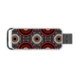 Tribal Aztec Mandala Art Portable USB Flash (Two Sides) Front