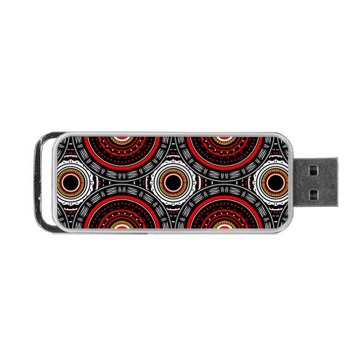 Tribal Aztec Mandala Art Portable USB Flash (Two Sides)