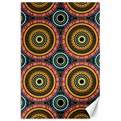 Aztec Multicolor Mandala Canvas 20  X 30  by tmsartbazaar