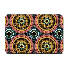 Aztec Multicolor Mandala Small Doormat  by tmsartbazaar