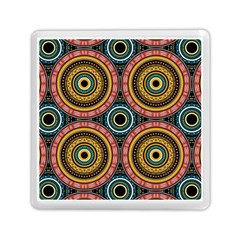 Aztec Multicolor Mandala Memory Card Reader (square) by tmsartbazaar