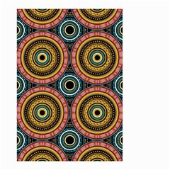 Aztec Multicolor Mandala Small Garden Flag (two Sides)