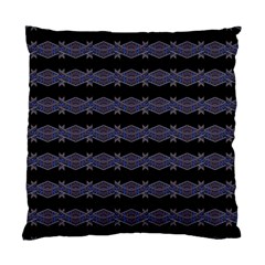 Dark Ornate Nouveau Striped Print Standard Cushion Case (one Side) by dflcprintsclothing