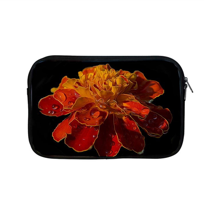 Marigold on Black Apple MacBook Pro 13  Zipper Case