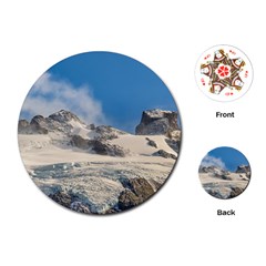 Snowy Andes Mountains, Patagonia - Argentina Playing Cards Single Design (round) by dflcprintsclothing