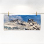 Snowy Andes Mountains, Patagonia - Argentina Hand Towel Front