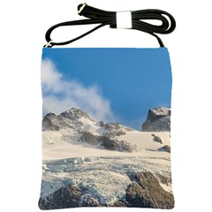 Snowy Andes Mountains, Patagonia - Argentina Shoulder Sling Bag by dflcprintsclothing