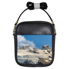 Snowy Andes Mountains, Patagonia - Argentina Girls Sling Bag by dflcprintsclothing