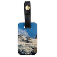 Snowy Andes Mountains, Patagonia - Argentina Luggage Tag (one Side) by dflcprintsclothing