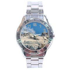 Snowy Andes Mountains, Patagonia - Argentina Stainless Steel Analogue Watch