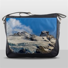 Snowy Andes Mountains, Patagonia - Argentina Messenger Bag