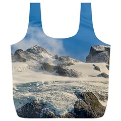 Snowy Andes Mountains, Patagonia - Argentina Full Print Recycle Bag (xl) by dflcprintsclothing