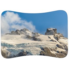 Snowy Andes Mountains, Patagonia - Argentina Velour Seat Head Rest Cushion by dflcprintsclothing