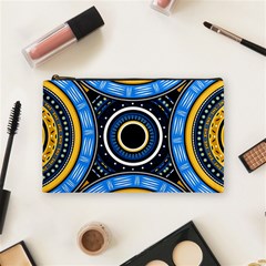 Tribal Zentangle Art Cosmetic Bag (medium) by tmsartbazaar