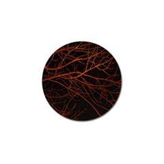 Dark Forest Scene Print Golf Ball Marker by dflcprintsclothing