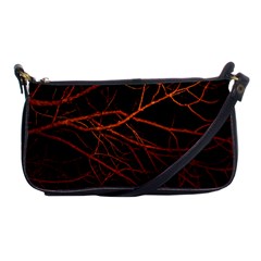 Dark Forest Scene Print Shoulder Clutch Bag by dflcprintsclothing