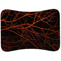 Dark Forest Scene Print Velour Seat Head Rest Cushion by dflcprintsclothing