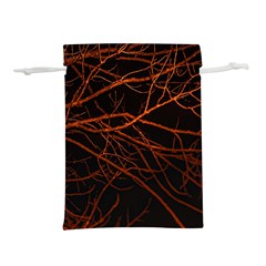 Dark Forest Scene Print Lightweight Drawstring Pouch (s)