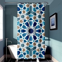 Arabic Geometric Design Pattern  Shower Curtain 36  X 72  (stall)  by LoolyElzayat