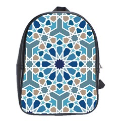 Arabic Geometric Design Pattern  School Bag (large) by LoolyElzayat