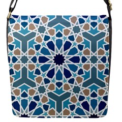 Arabic Geometric Design Pattern  Flap Closure Messenger Bag (s) by LoolyElzayat