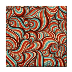 Psychedelic Swirls Tile Coaster by Filthyphil