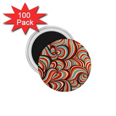 Psychedelic Swirls 1 75  Magnets (100 Pack)  by Filthyphil