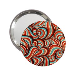 Psychedelic Swirls 2 25  Handbag Mirrors by Filthyphil