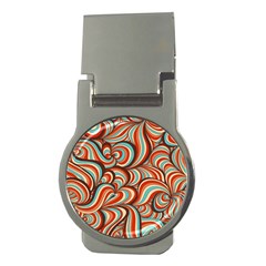 Psychedelic Swirls Money Clips (round)  by Filthyphil