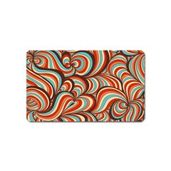 Psychedelic Swirls Magnet (name Card) by Filthyphil