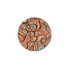 Psychedelic Swirls Golf Ball Marker by Filthyphil