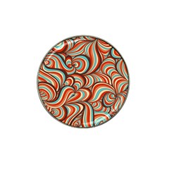 Psychedelic Swirls Hat Clip Ball Marker by Filthyphil