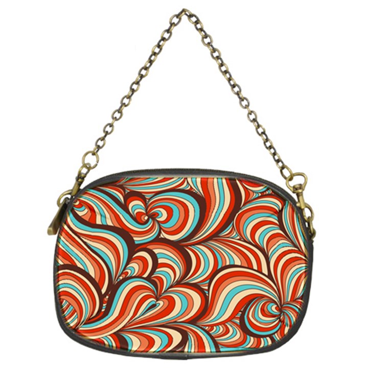 Psychedelic Swirls Chain Purse (Two Sides)