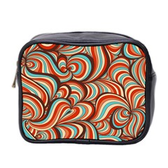 Psychedelic Swirls Mini Toiletries Bag (two Sides) by Filthyphil