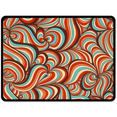 Psychedelic Swirls Fleece Blanket (large) 