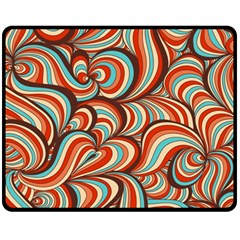 Psychedelic Swirls Fleece Blanket (medium) 