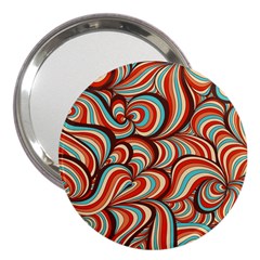 Psychedelic Swirls 3  Handbag Mirrors by Filthyphil