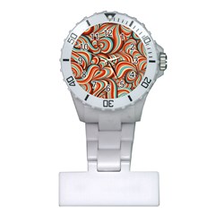 Psychedelic Swirls Plastic Nurses Watch