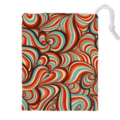 Psychedelic Swirls Drawstring Pouch (5xl) by Filthyphil