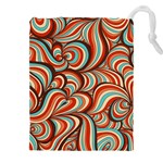 Psychedelic Swirls Drawstring Pouch (5XL) Front