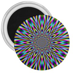 Psychedelic Wormhole 3  Magnets by Filthyphil