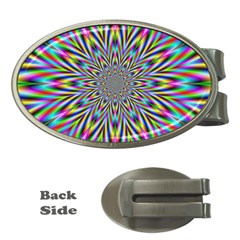 Psychedelic Wormhole Money Clips (oval)  by Filthyphil