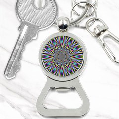 Psychedelic Wormhole Bottle Opener Key Chain