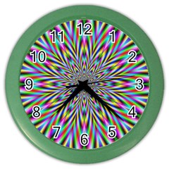 Psychedelic Wormhole Color Wall Clock