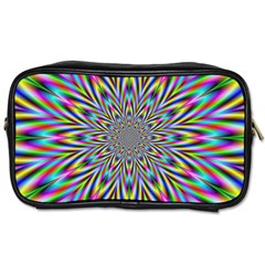 Psychedelic Wormhole Toiletries Bag (one Side) by Filthyphil