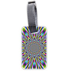 Psychedelic Wormhole Luggage Tag (two Sides)