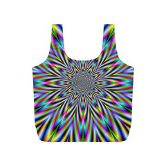 Psychedelic Wormhole Full Print Recycle Bag (s) by Filthyphil