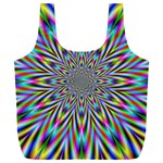 Psychedelic Wormhole Full Print Recycle Bag (XXXL) Front