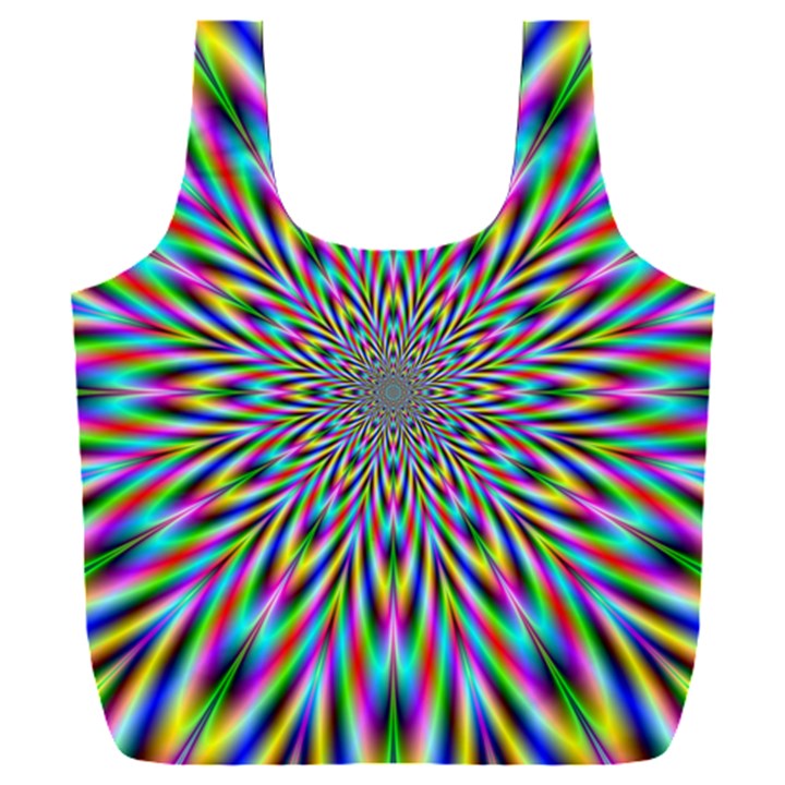 Psychedelic Wormhole Full Print Recycle Bag (XXXL)